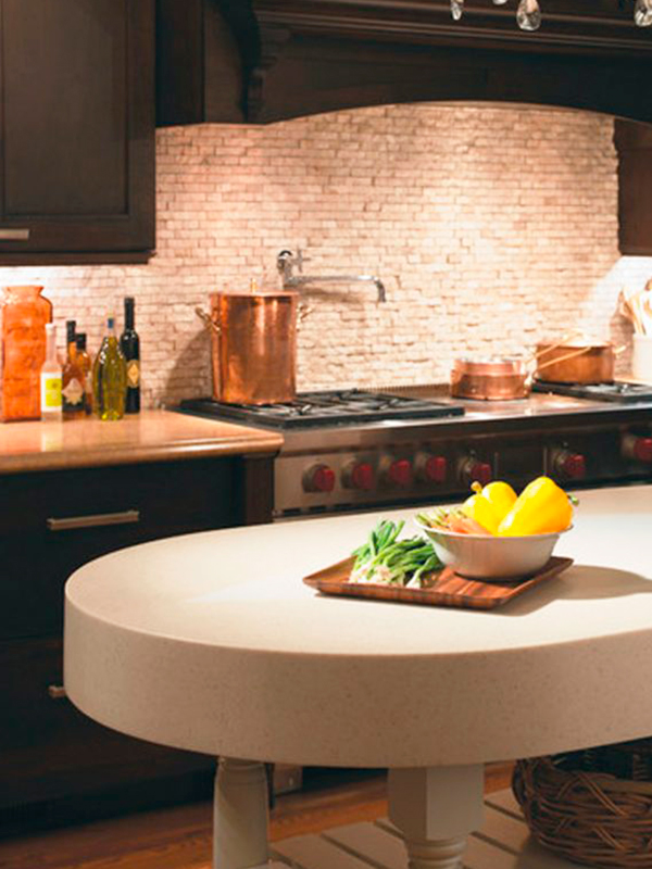 Cubierta de Superficie Sólida Everform™, color 333 Wheat Matrix, 0.76 X 3.66 m