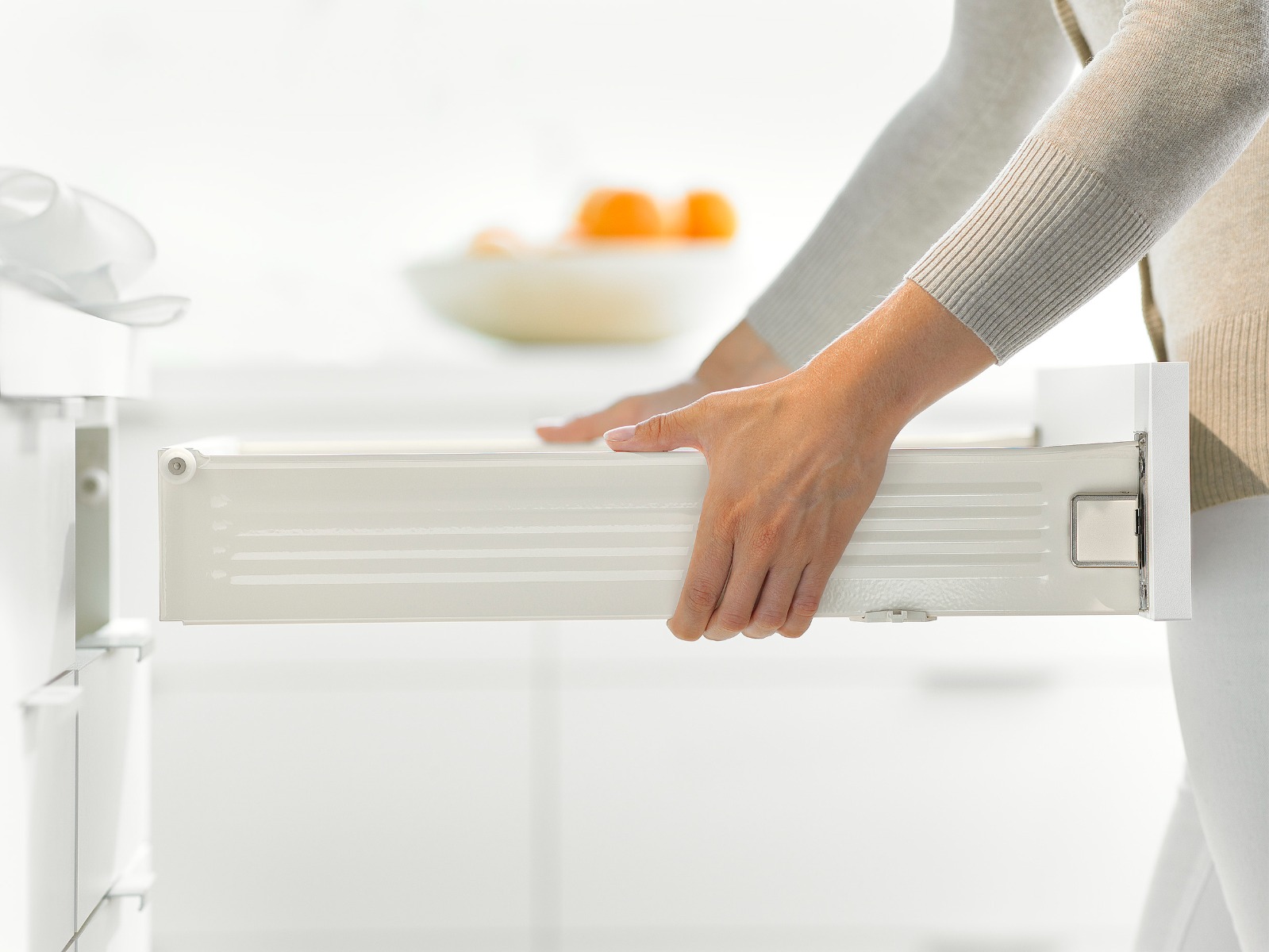 Cajón METABOX altura M, color blanco nieve