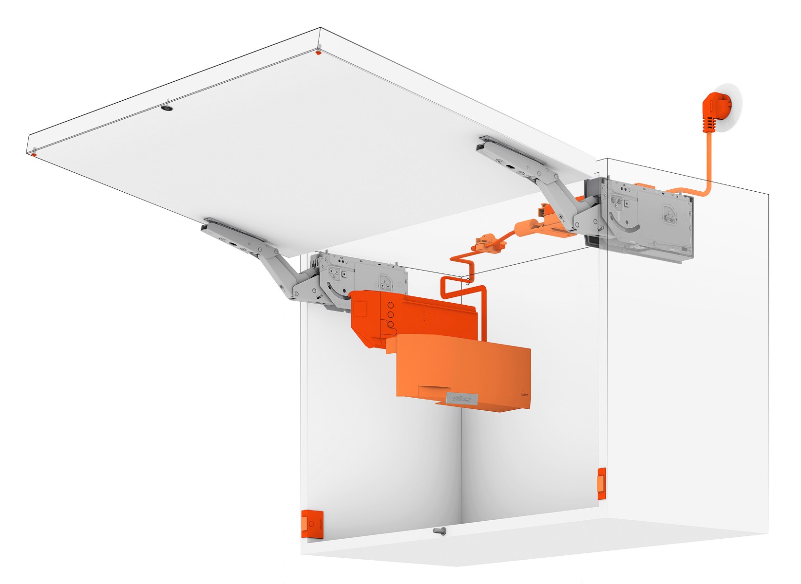 AVENTOS HK Top SERVO-DRIVE | Sistema eléctrico de apertura asistida de puerta