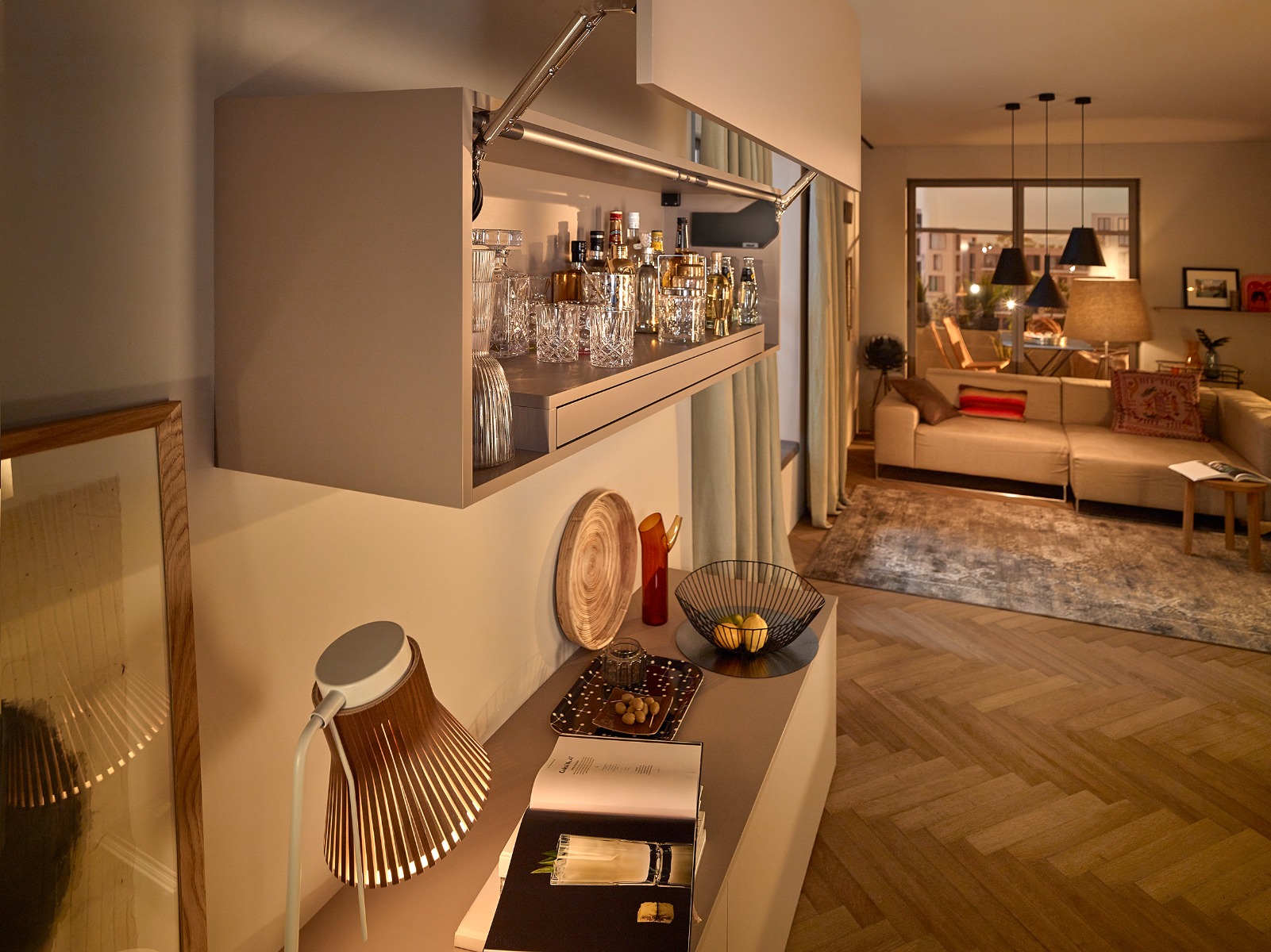 Sistema de bloqueo del entrepaño para TANDEM y MOVENTO, extensión total