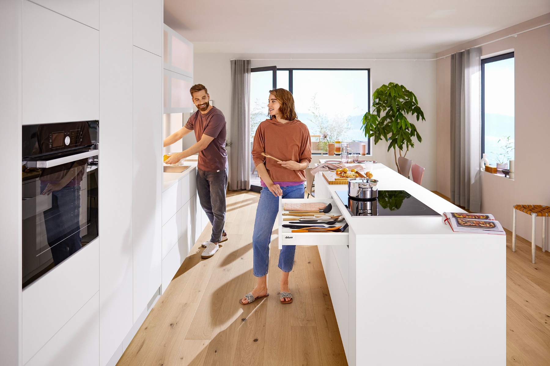 Cajón TANDEMBOX antaro, altura M, color gris