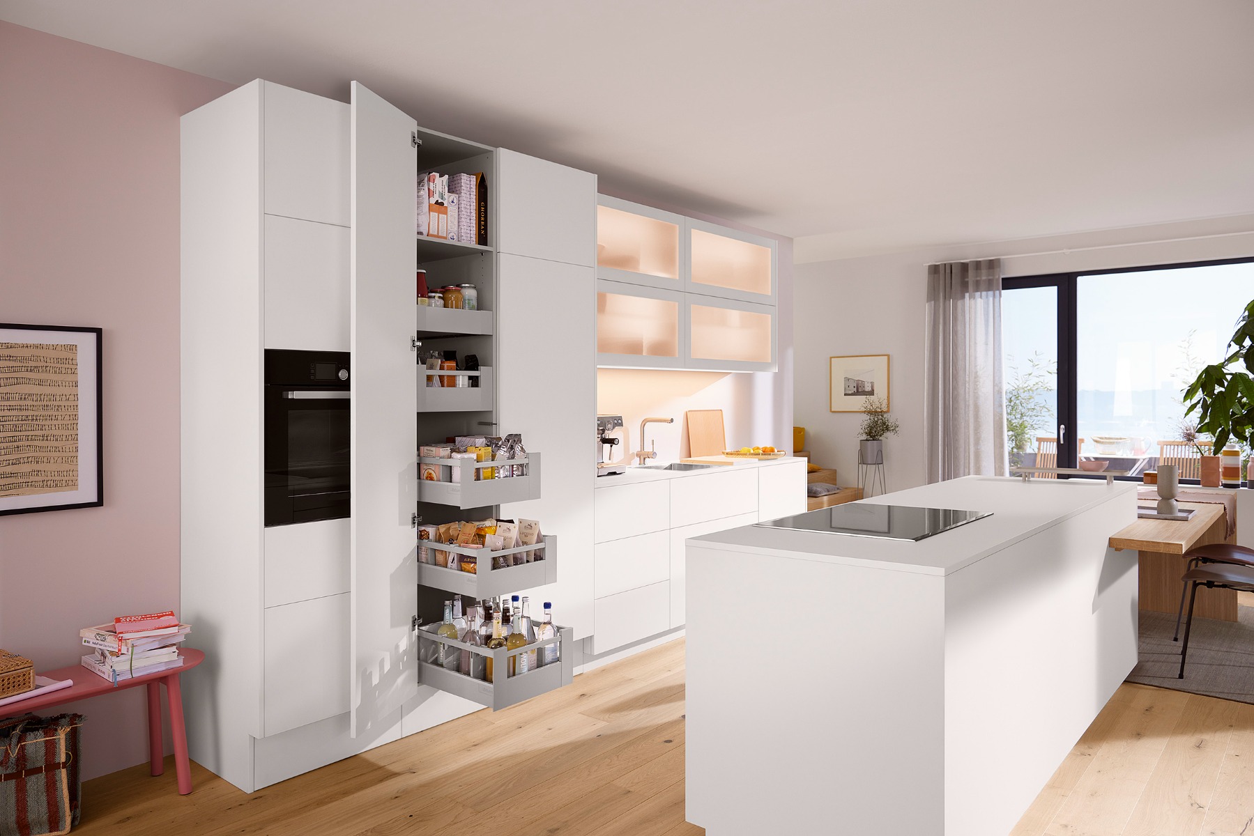 Kit SPACE TOWER TANDEMBOX antaro, color gris