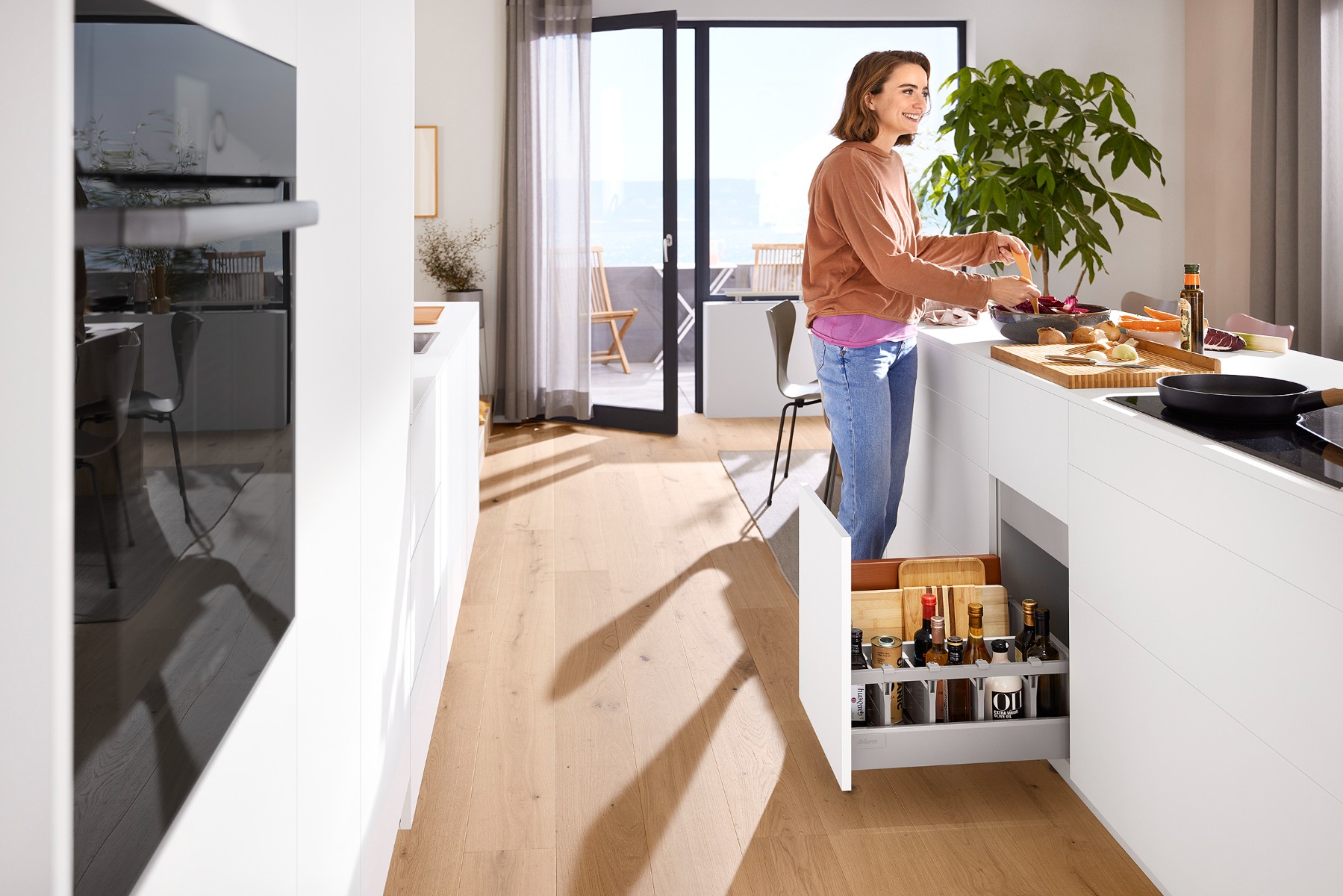 Cajón TANDEMBOX antaro con galería, altura D, color gris