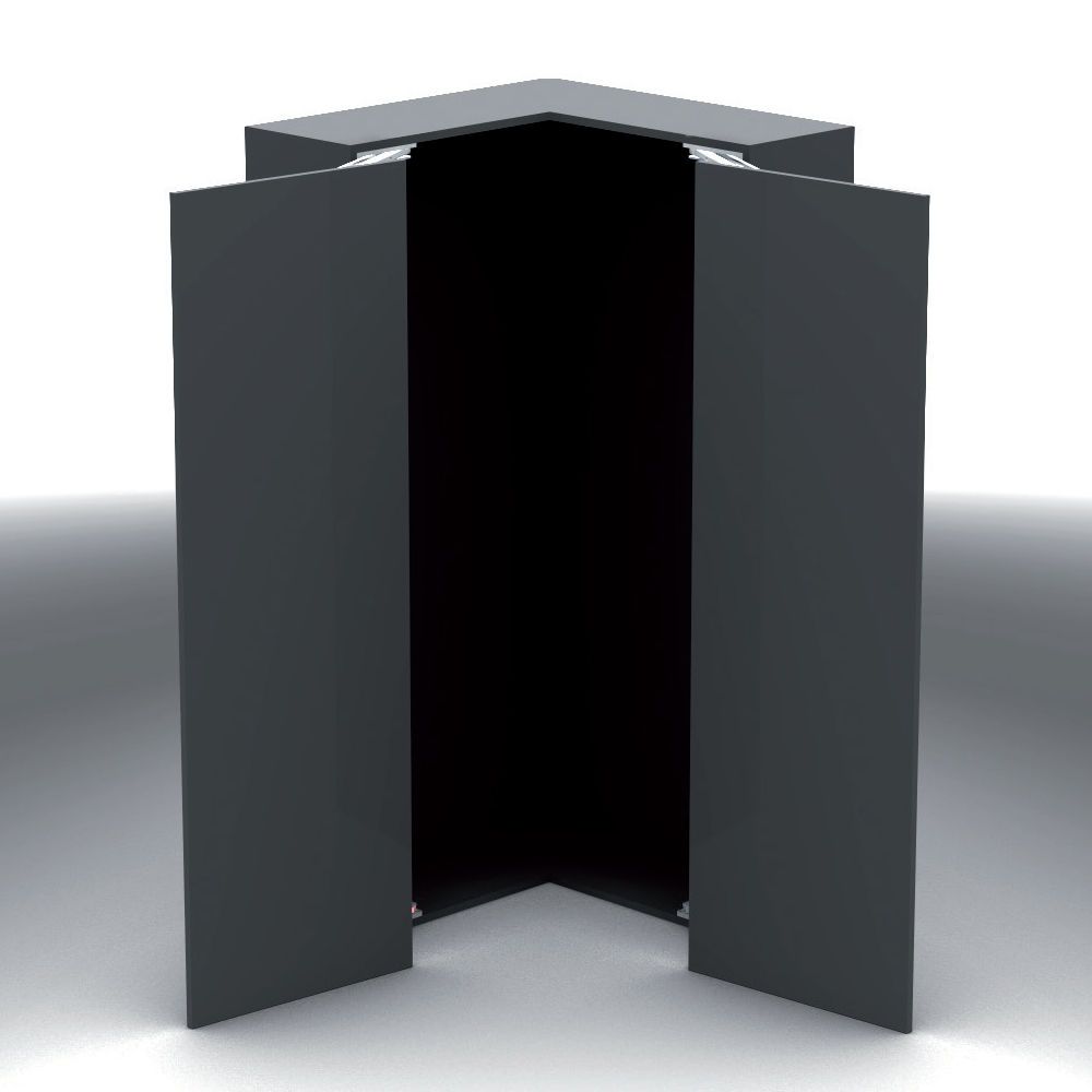 Sistema de apertura PEGASO para puertas abatibles de muebles