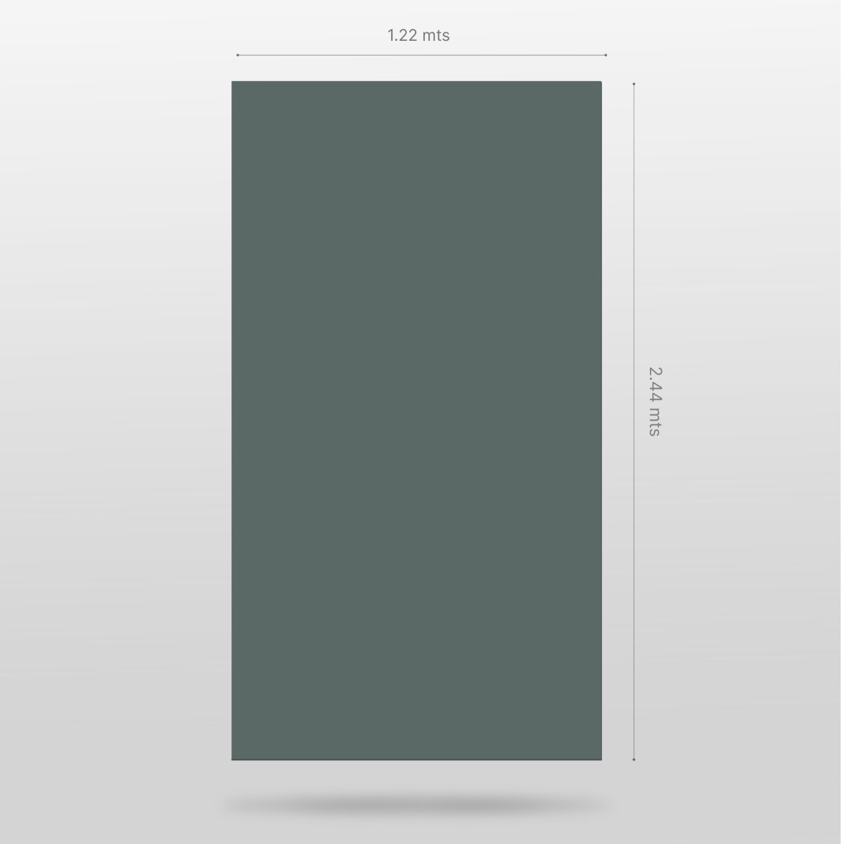 Laminado FENIX Verde Comodoro, 1.22 x 2.44 m, espesor 0.7 mm