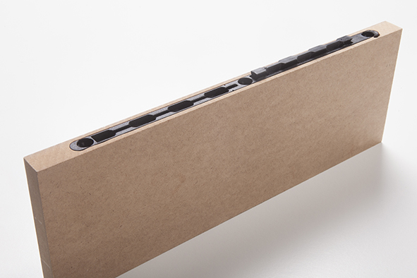 Sistema de unión STRIPLOX MEGA LOX 241mm, color negro