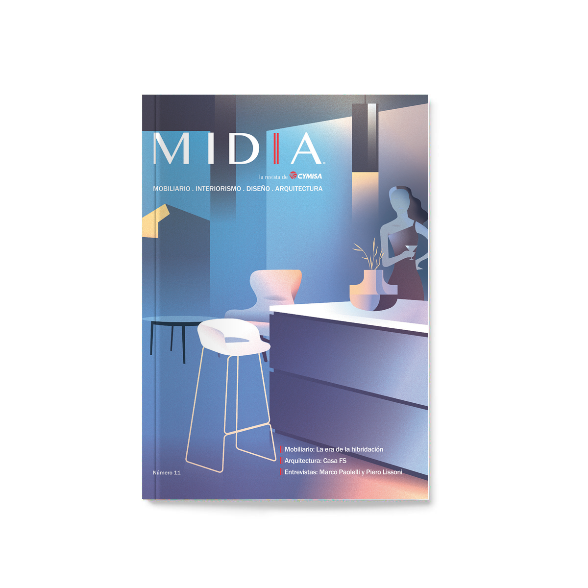 Revista MIDIA, número 11. Tendencias en diseño, mobiliario, interiorismo, y arquitectura en México y el mundo.