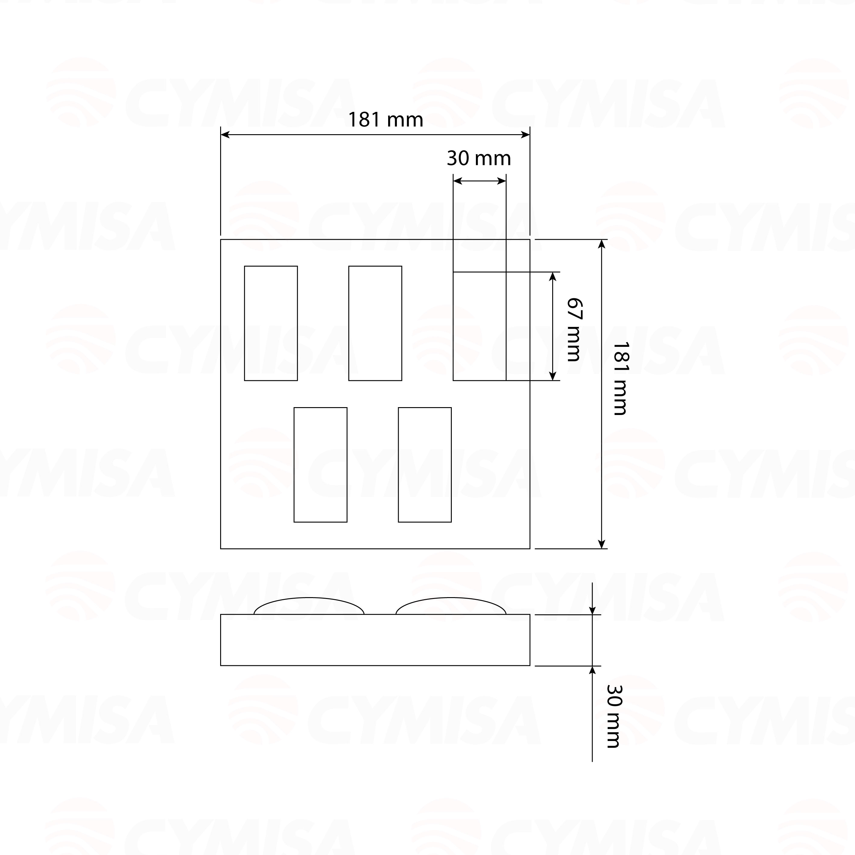 Joyero, accesorio para caja Universal MILLENIAL, acabado Terciopelo Gris