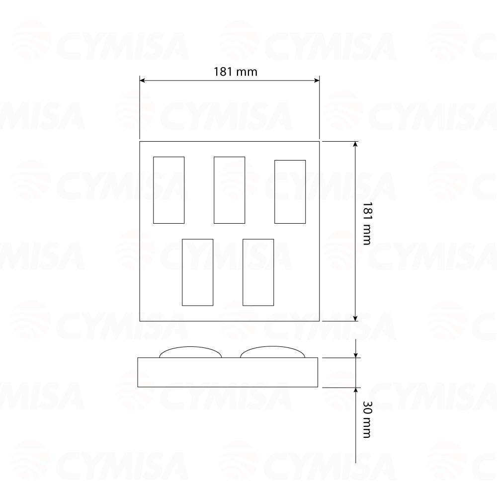Organizador de relojes, accesorio para caja universal MILLENIAL, acabado Terciopelo Gris