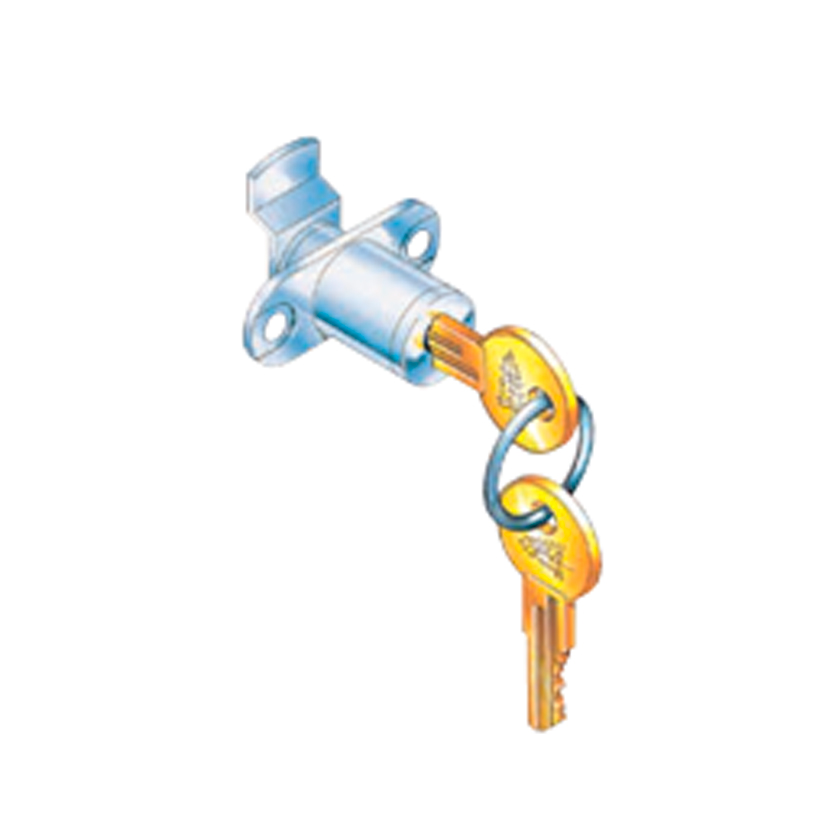 Cerraduras de montaje horizontal con pestillo expuesto para puerta o cajón de madera