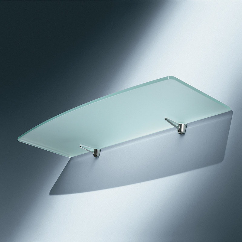 Soporte para entrepaño HARVEY, acabado plata