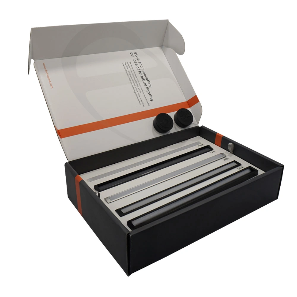 Muestrario de iluminación CAJA DOMUS de 225 x 335 mm