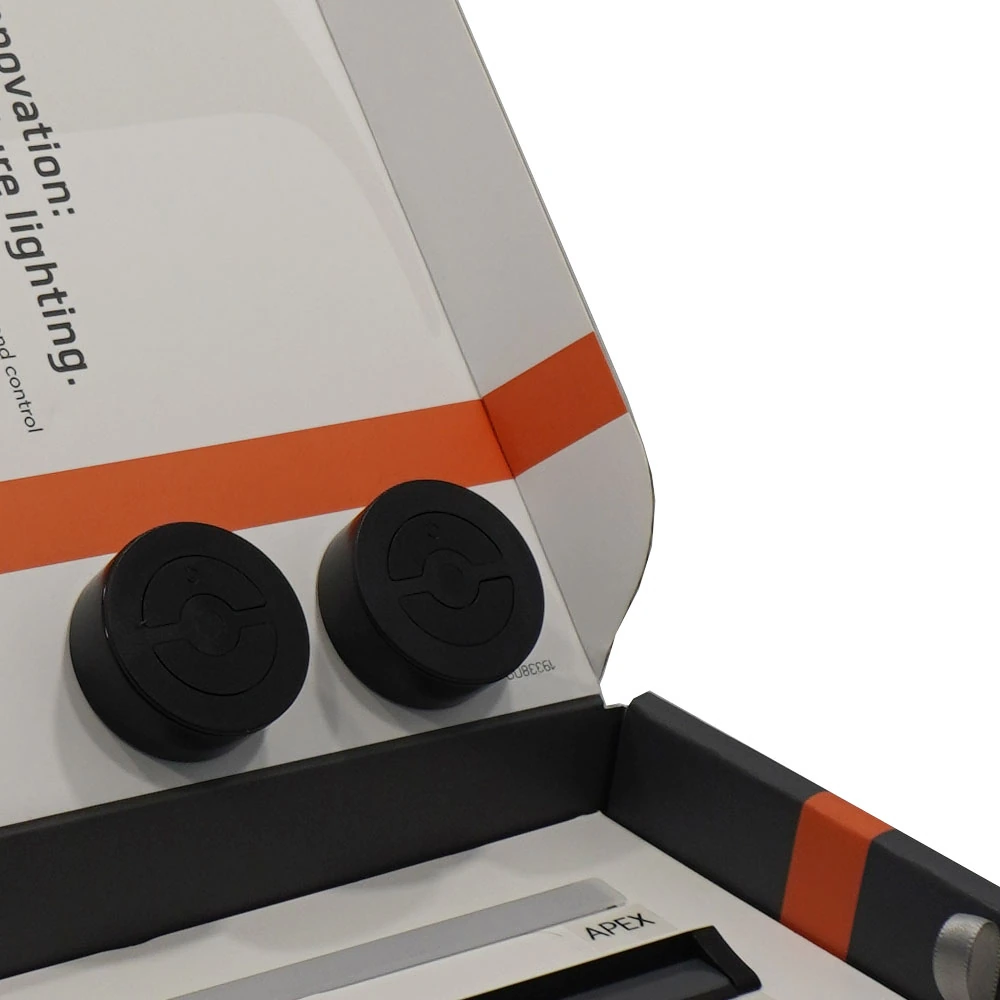 Muestrario de iluminación CAJA DOMUS de 225 x 335 mm