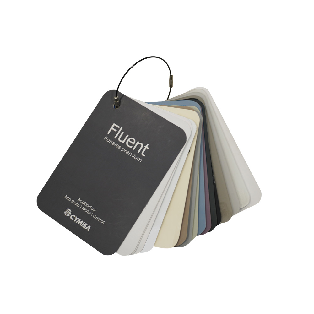 Cadena de muestras de paneles FLUENT