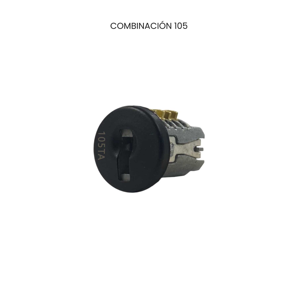 Cerradura LP-325,combinación 105 acabado Negro