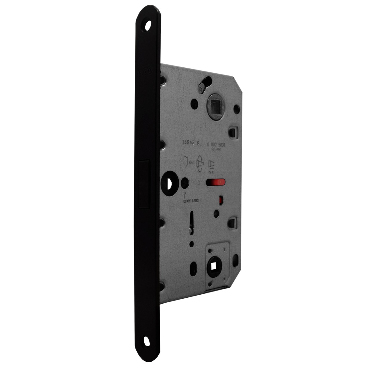 Cerradura Magnética POLARIS 2XT, para puerta de baño, acabado negro mate