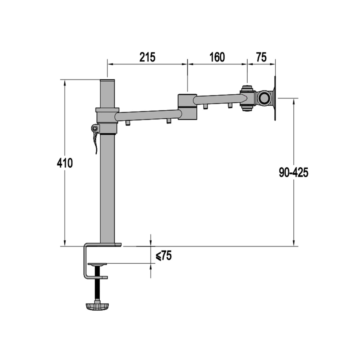 Brazo para monitor OPTIMA