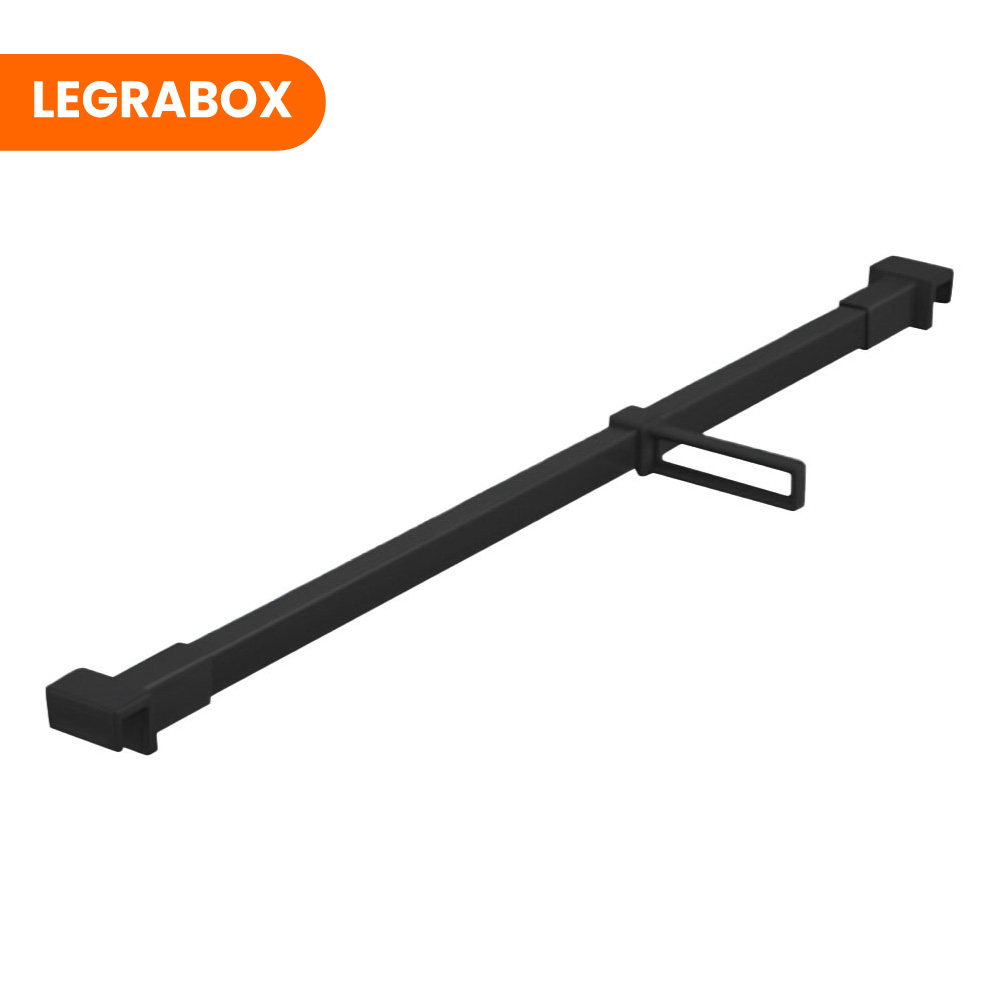 Separador transversal AMBIA-LINE para cajón LEGRABOX, color negro carbón mate