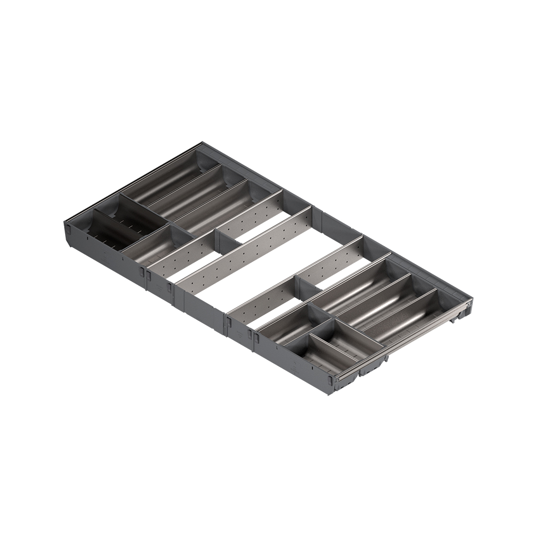 Organizador cubertero ORGA-LINE para cajón TANDEMBOX, con ancho de 1000 mm