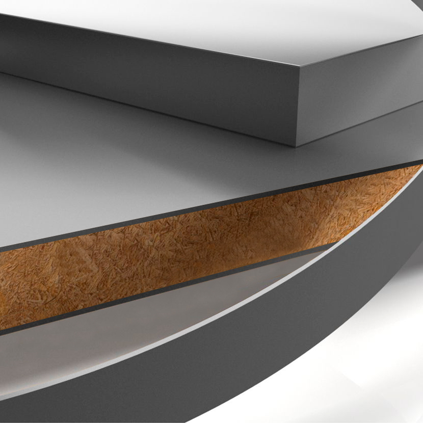 Cubrecantos para panel ZÉNIT, longitud 50 m, ancho 23 mm