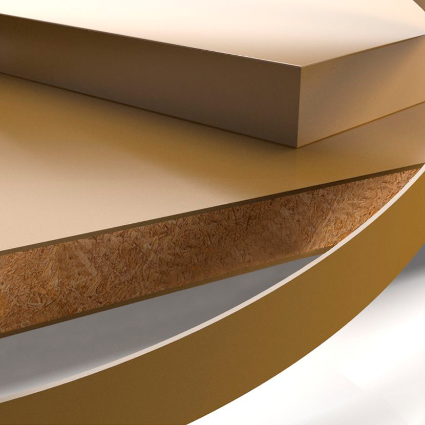 Cubrecantos para panel ZÉNIT, longitud 50 m, ancho 23 mm