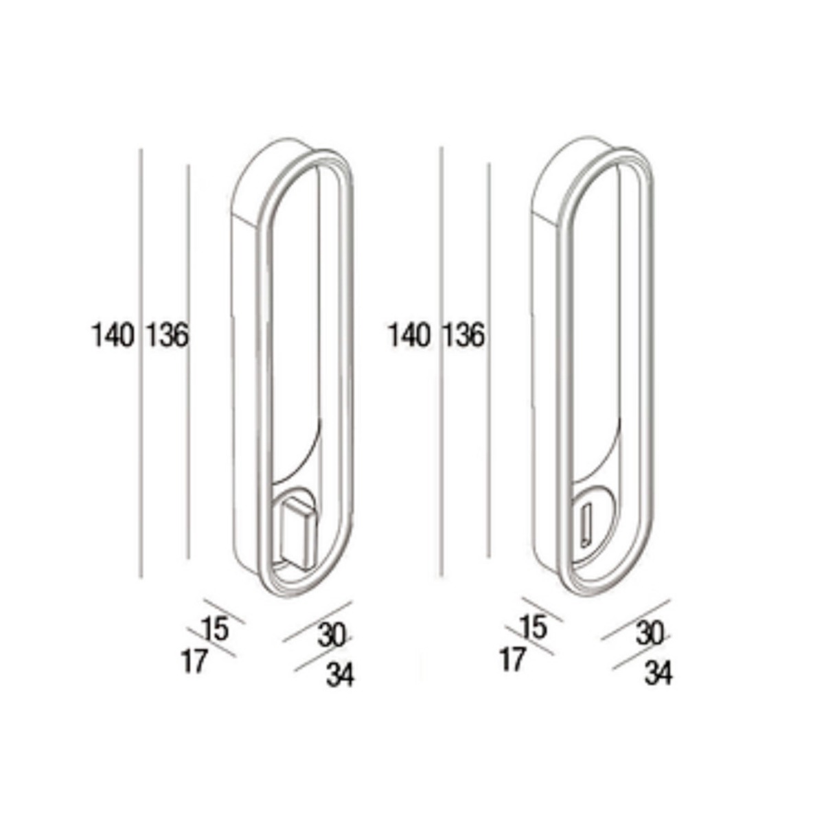 jaladera para puerta corrediza