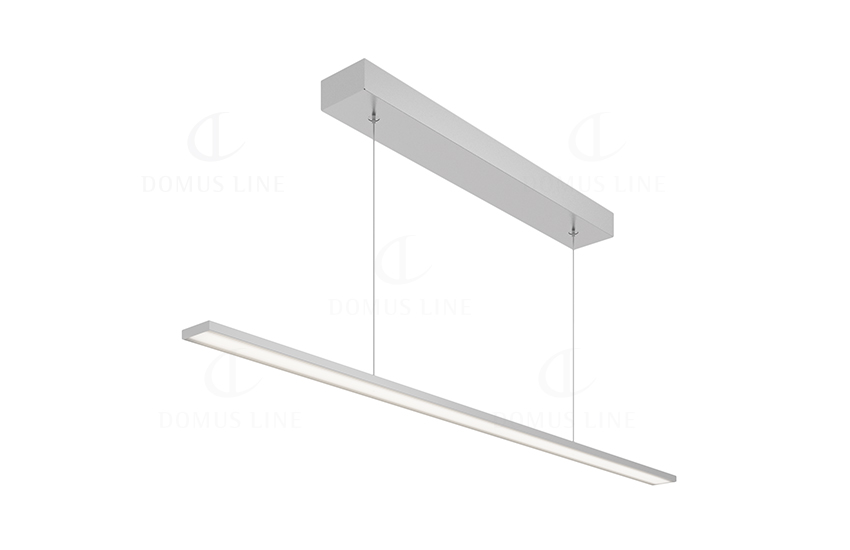 Lámpara colgante PENDY con acabado aluminio de luz natural, con X-DRIVER y Switch, incluye el control Call me