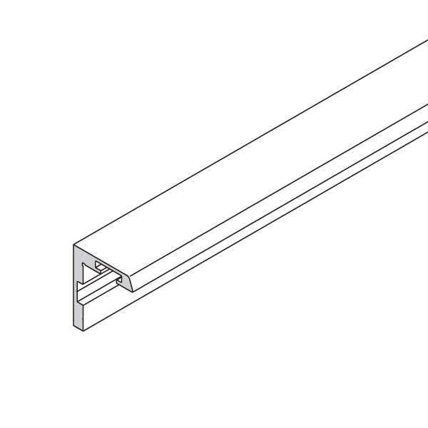 Perfil angular de fijación mural para Junior 80/mod