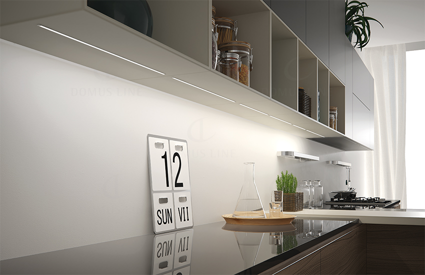 Perfil de policarbonato para lámpara APEX, acabado blanco | M24