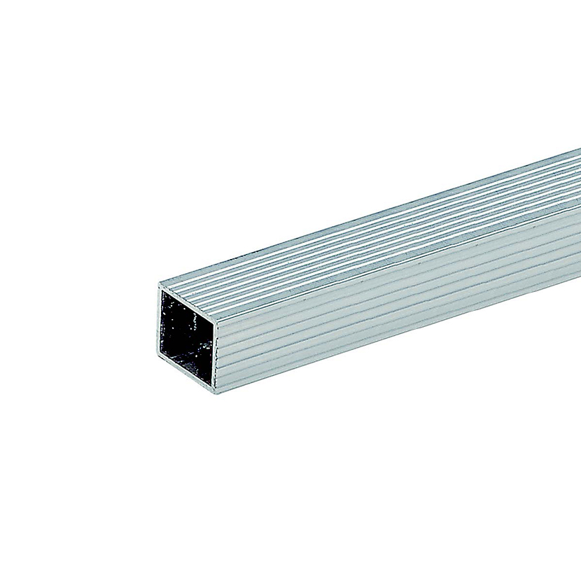 Perfil estructural rectangular p. gabinete de 15 x 18 mm de 4600 mm l. aluminio anodizado Tipo 33C