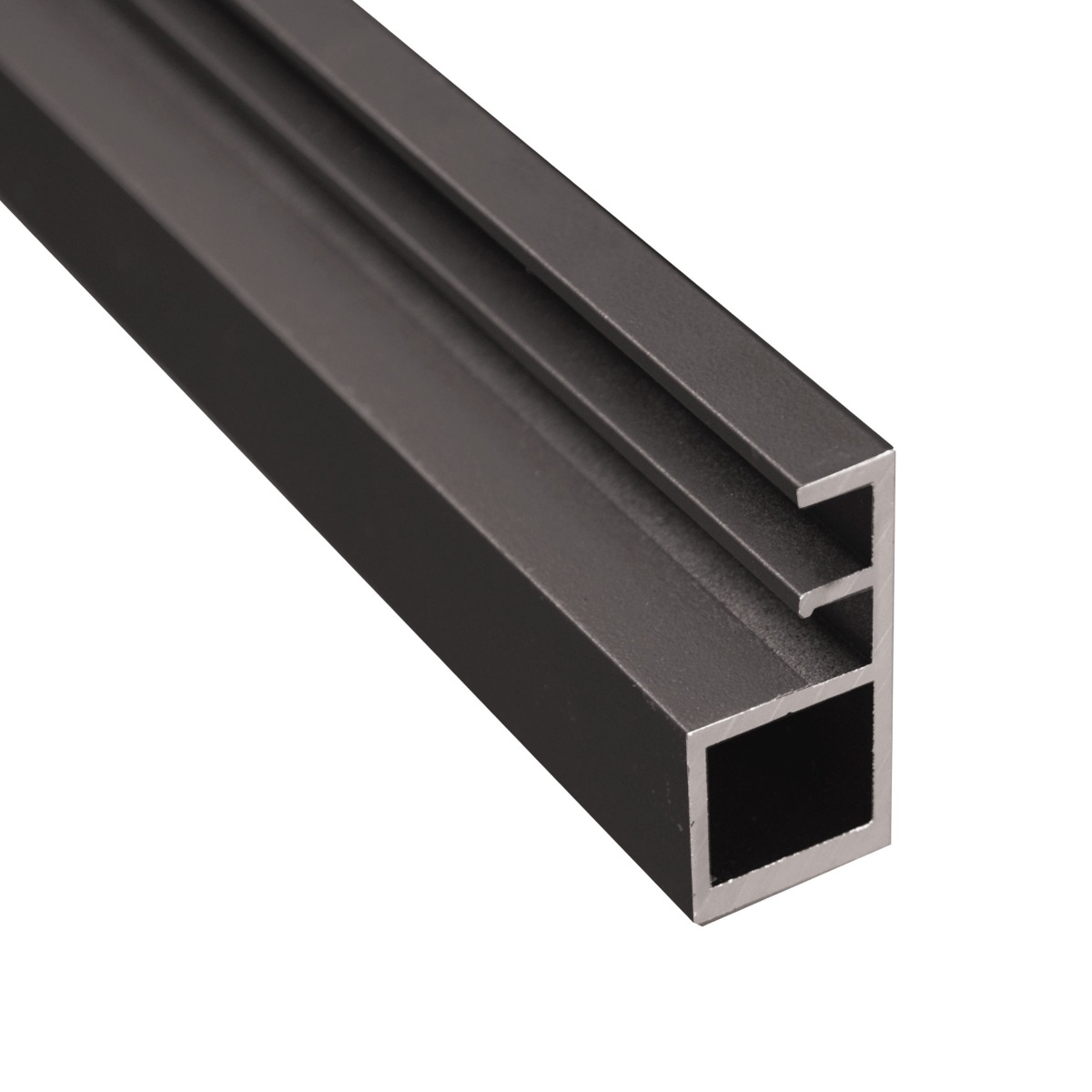 Perfil de aluminio STUDY para puerta angosta de cristal