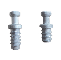 Perno KLIX chico con cuerda Euro para muebles