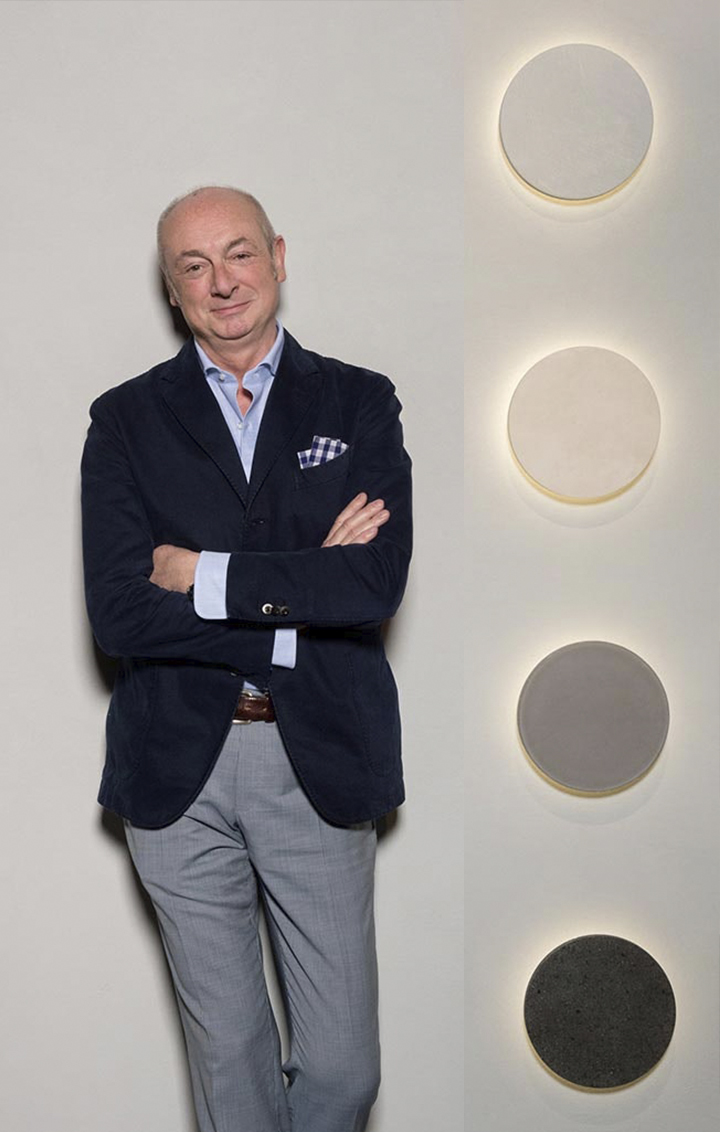 Ikat 2, diseño de Piero Lissoni - Chapa de madera precompuesta ALPI