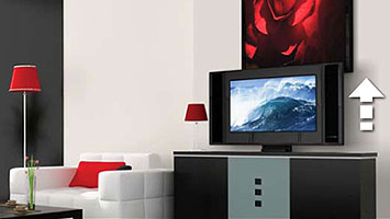 Elevador PL1000 para pantallas de hasta 75