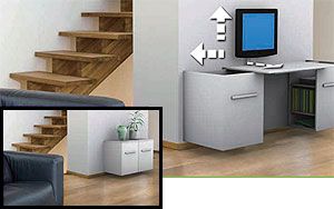 Elevador para pantalla de TV PL460 para televisores de hasta 26