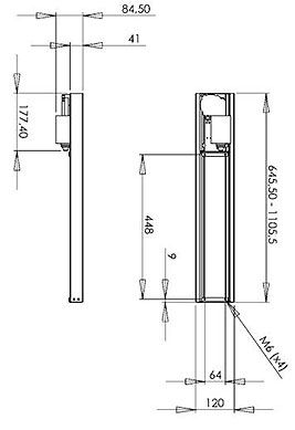 Elevador para pantalla de TV PL460 para televisores de hasta 26