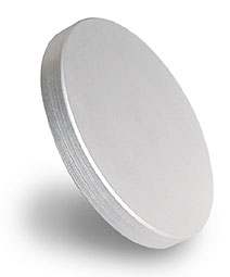 Placa de aluminio para cubierta de cristal, 40 mm de diámetro