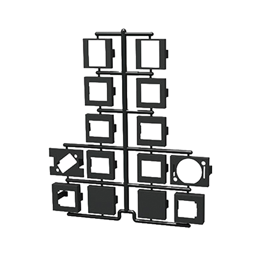 Plantilla de tapas para multicontacto