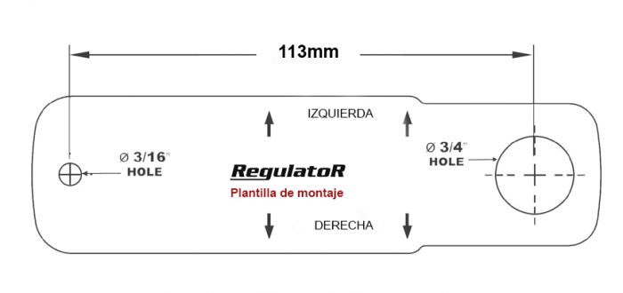 Cerradura electrónica de combinación REGULATOR para locker o cajón 