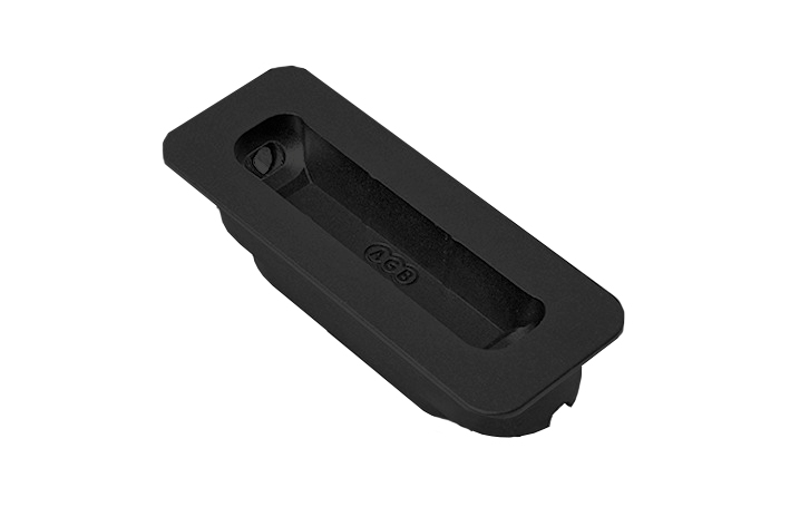 Cerradura Magnética POLARIS 2XT, para puerta de baño, acabado negro mate