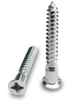 Tornillo CONFIRMAT para madera, cabeza pozi, acero