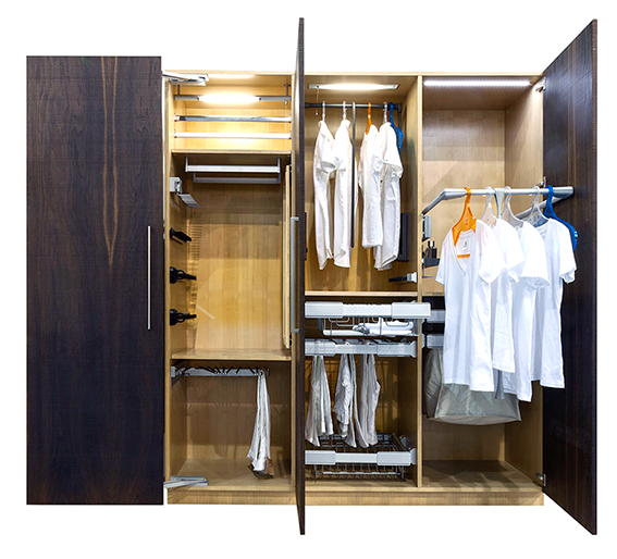 Sistema de organización para clóset PRAXIS