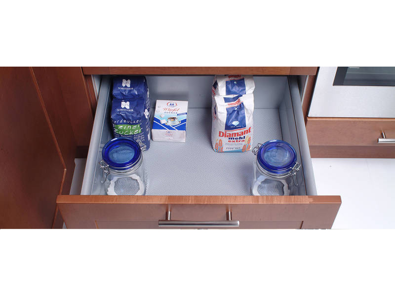 Tapete antideslizante PRISMA, medida 47.5 x 1000 cm, color gris