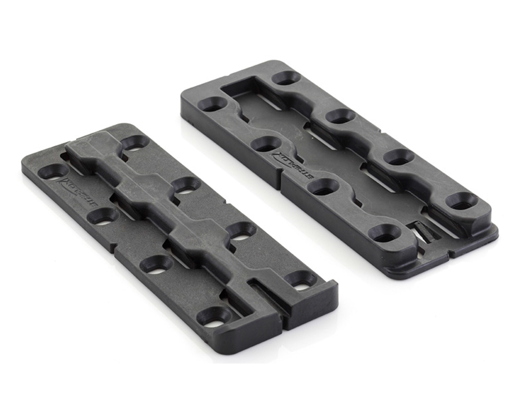 STRIPLOX PRO 55 para fijación de muebles, largo 126mm, color negro