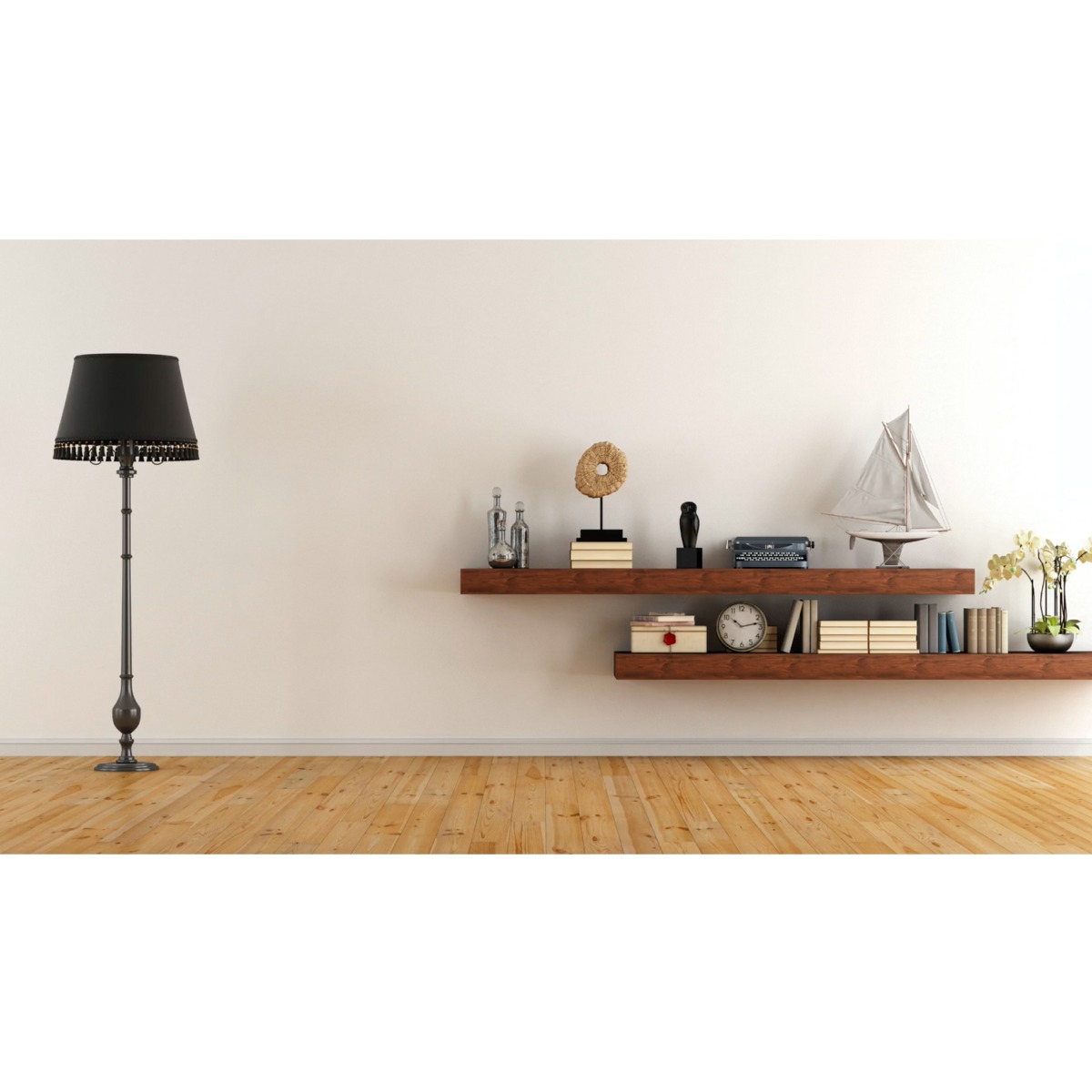 STRIPLOX PRO 55 para fijación de muebles, largo 126mm, color negro