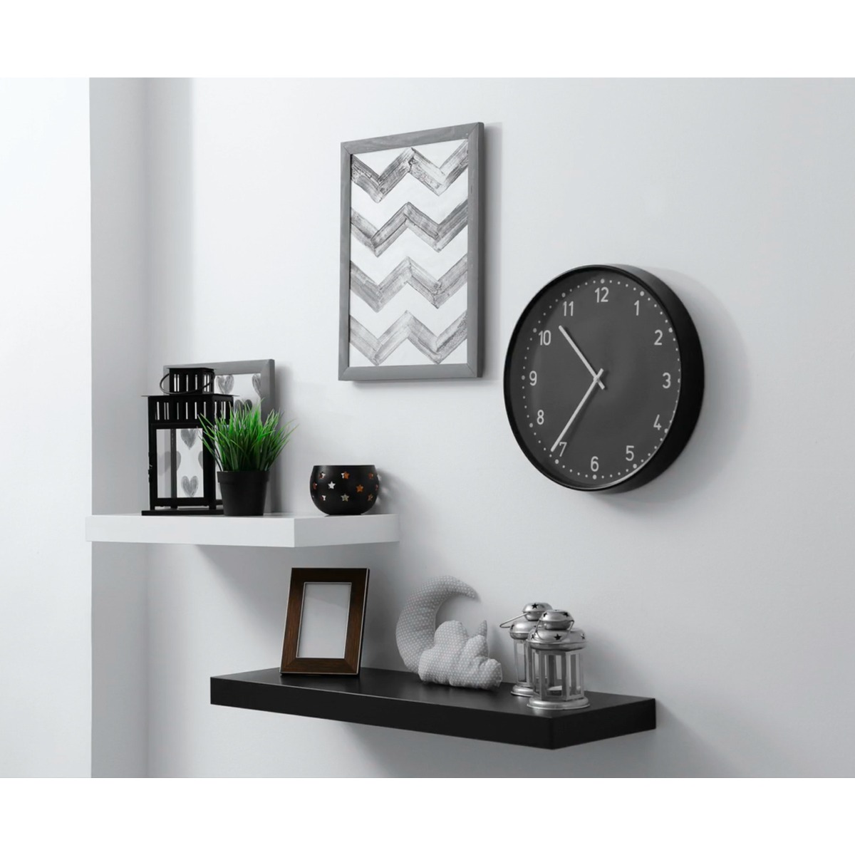 STRIPLOX PRO 55 para fijación de muebles, largo 126mm, color negro