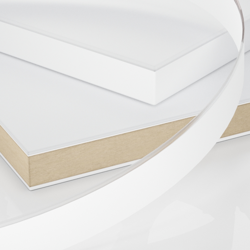 Cubrecanto para RAUVISIO CRYSTAL MATE, longitud 100 m