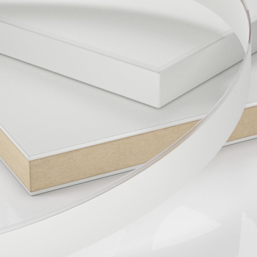 Cubrecanto para RAUVISIO CRYSTAL MATE, longitud 100 m