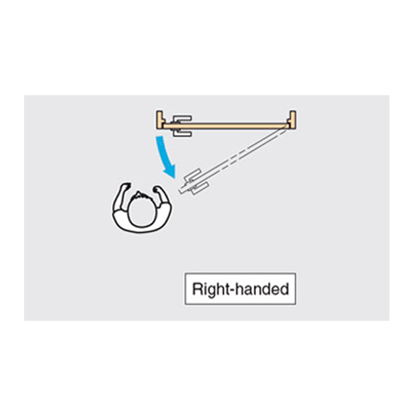 Cierre suave para puerta de comunicación LDD-V (Lado derecho)