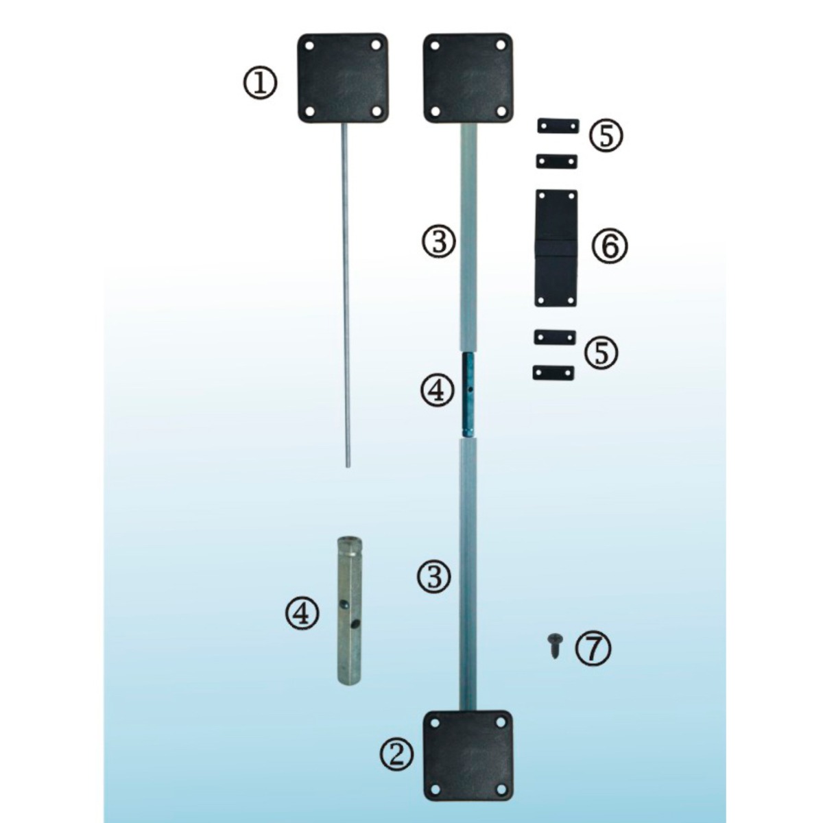 Sistema antipandeo ROSNET para puertas de madera